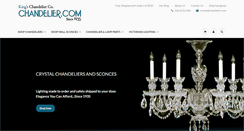 Desktop Screenshot of chandelier.com